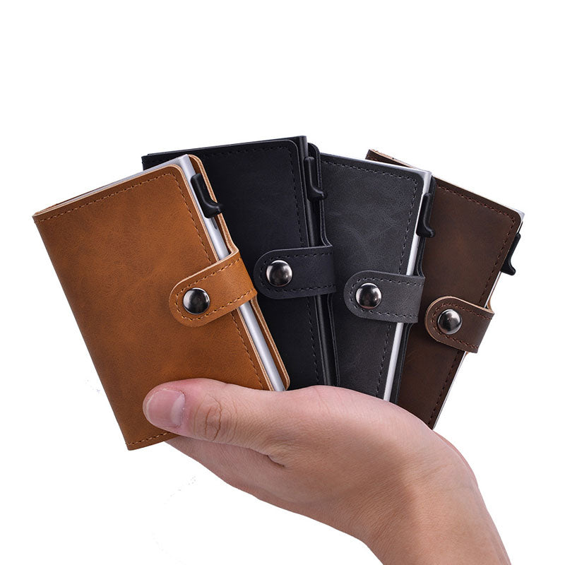 Blocking Vintage Men Credit Card Holder