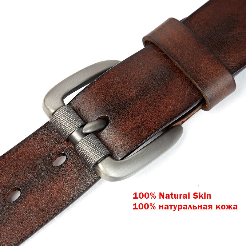 Belt Top Natural Genuine Leather